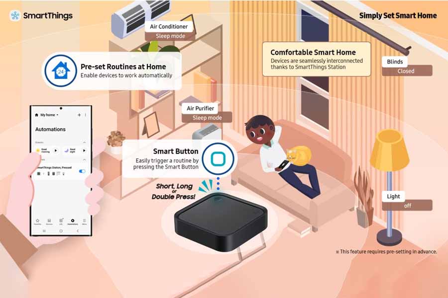 Samsung SmartThings Create Routines