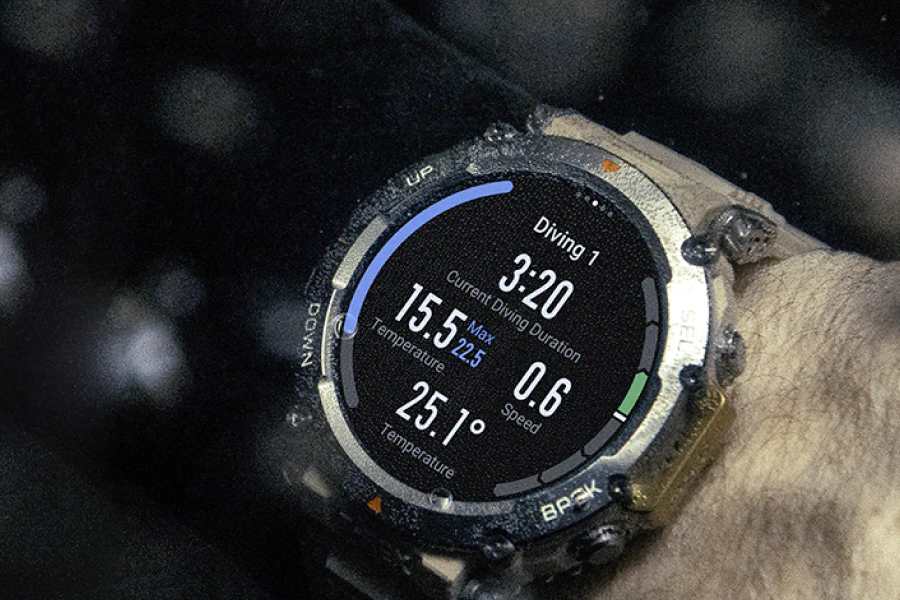 Amazfit T-Rex Ultra Free Diving Mode