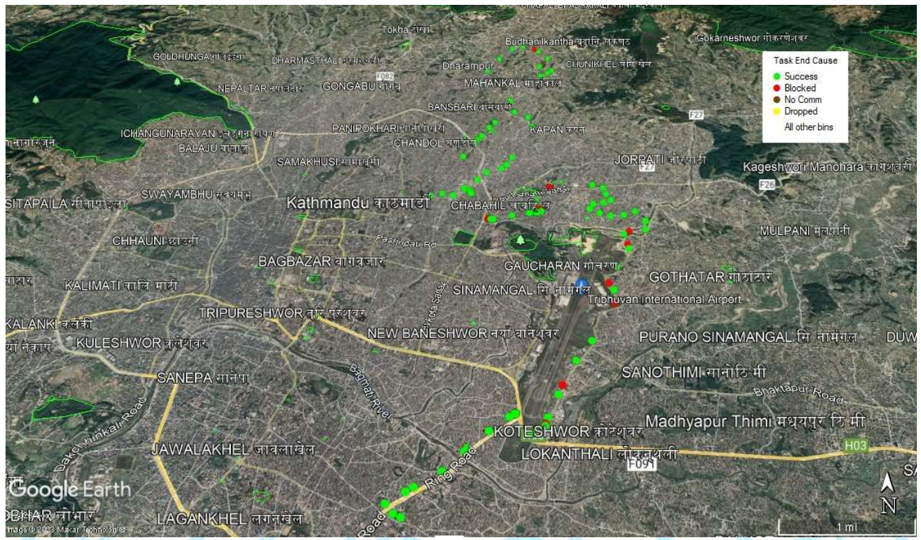 NTA Drive Test Areas and Results