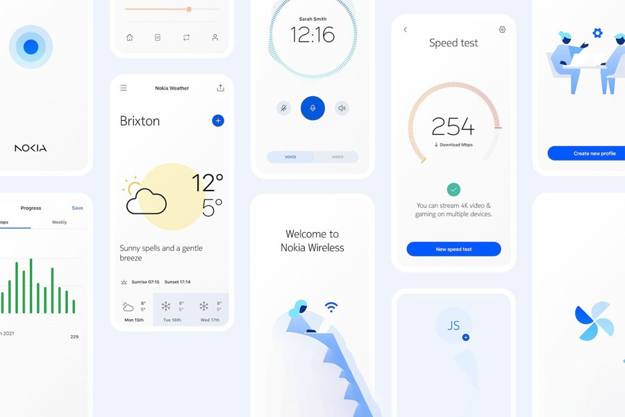 Nokia Pure UI Minimalistic Design