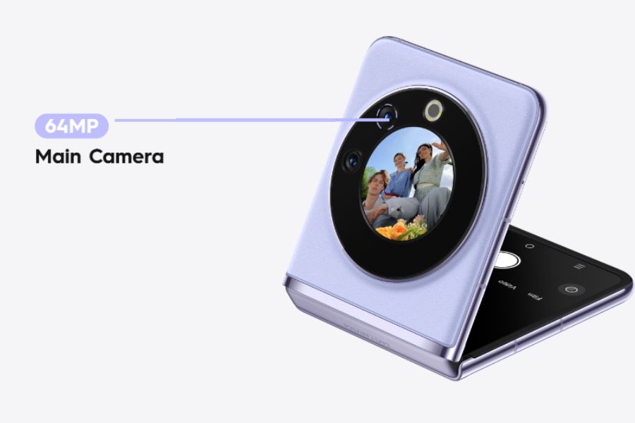 Tecno Phantom V Flip Camera